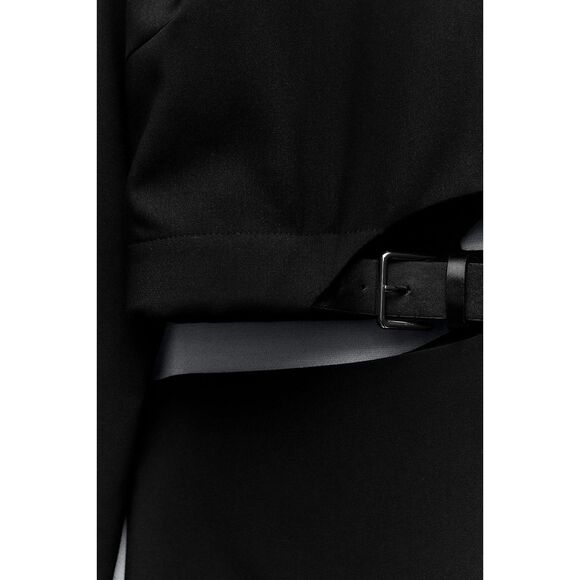 Zara BELTED CUT OUT DRESS - Picture 12 of 14